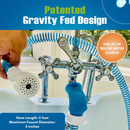 No-Install Tub Hose With Sprayer – 5 ft.  Bath, Pet Care