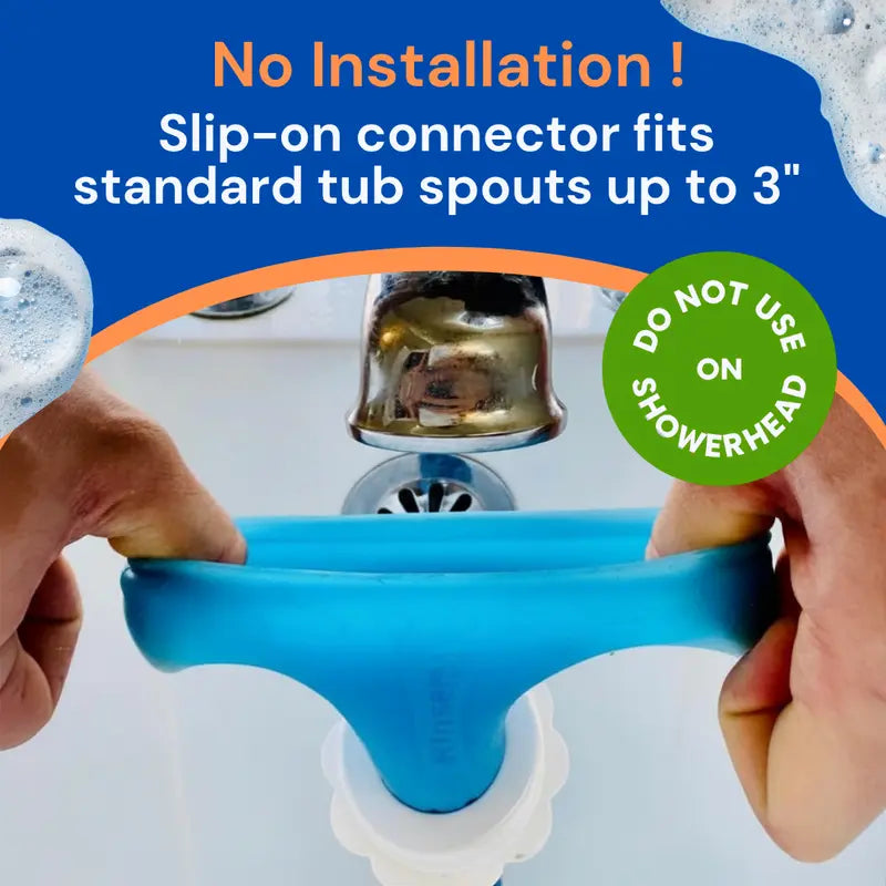 No-Install Tub Hose With Sprayer – 5 ft.  Bath, Pet Care