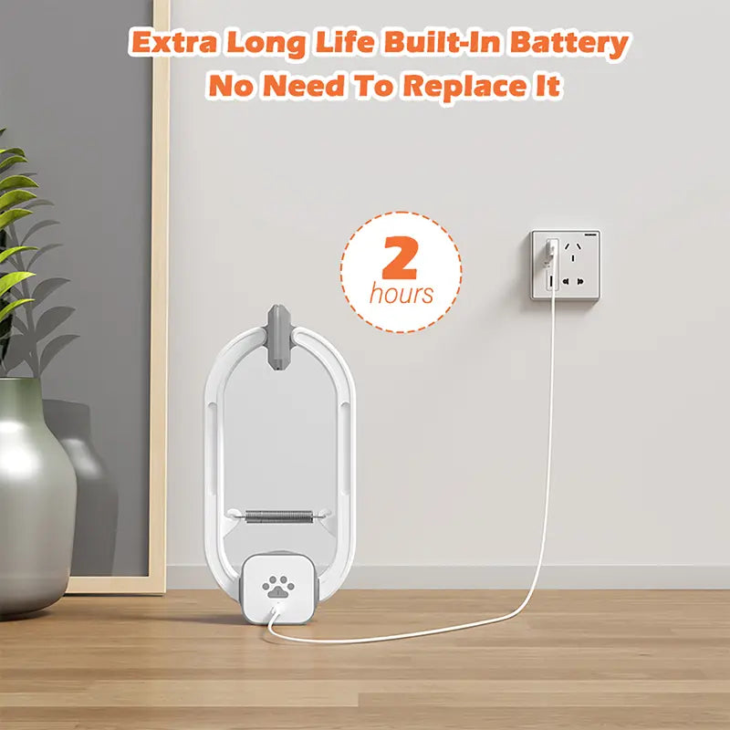 Electric Cat Teaser,  Door-Mounted Interactive Cat Toy— Two Fun Exercise Modes